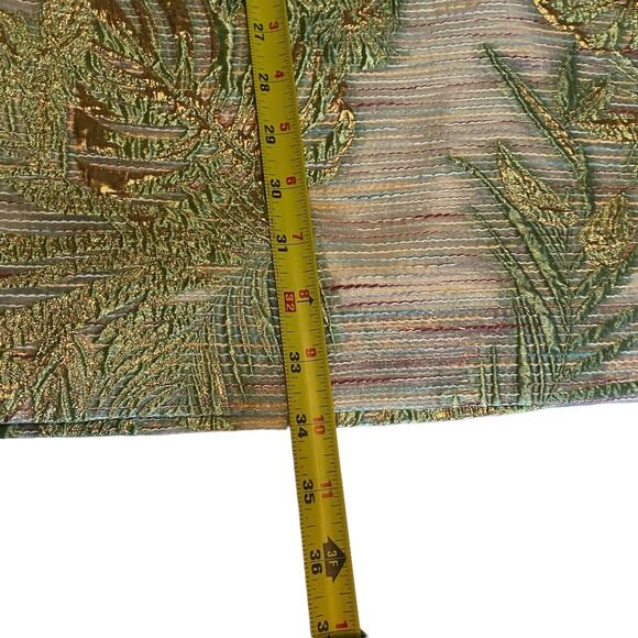 Alex Marie Savannah Dress Sz 4 Mock Neck Sheath Cocktail Leaf Old Money #300 - Picture 12 of 12